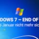Kurz vor Ende - Windows 7 ist ab Januar angreifbar